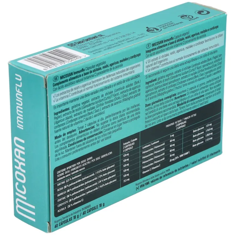 Santiveri micosan immunflu 40caps | Farmacia Barata