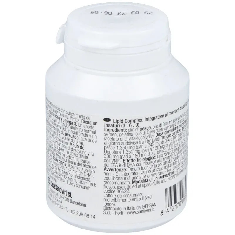 Lipid complex omega 3-6-9 125perlas | Farmacia Barata