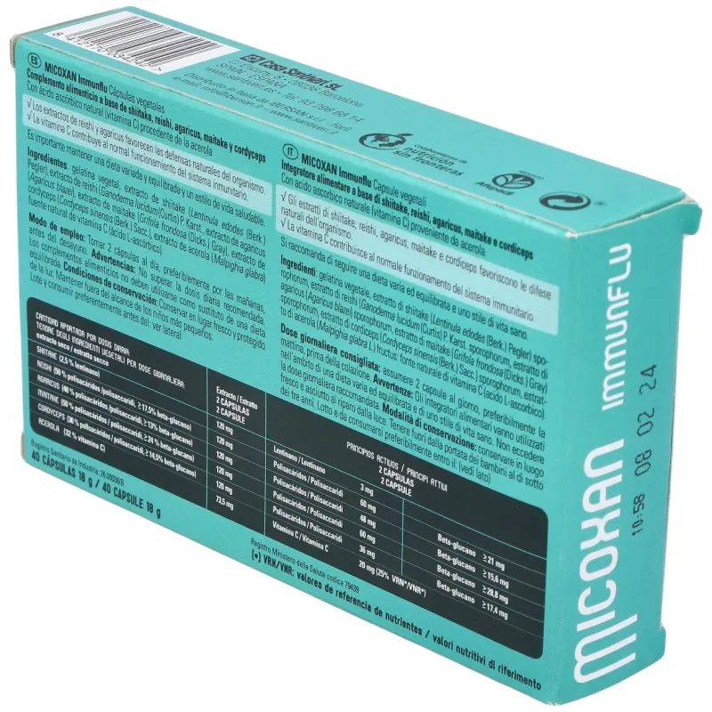 Santiveri micosan immunflu 40caps | Farmacia Barata