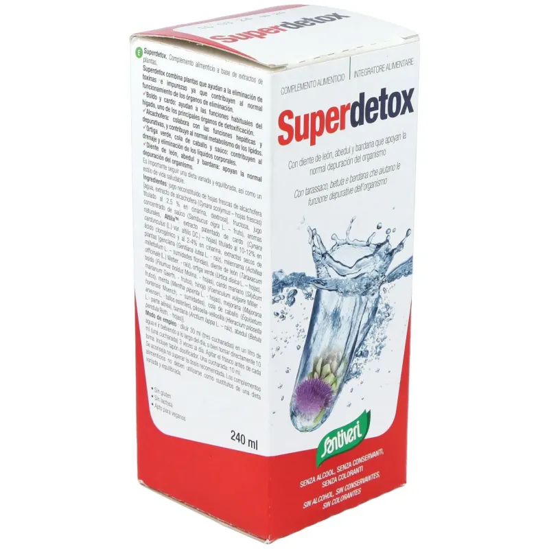 Santiveri jarabe superdetox | Farmacia Barata