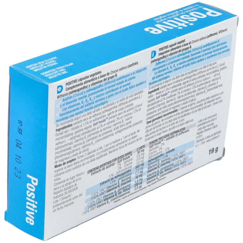 Santiveri positive 40caps | Farmacia Barata