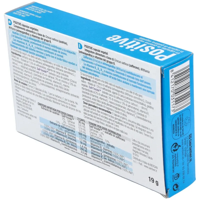 Santiveri positive 40caps | Farmacia Barata