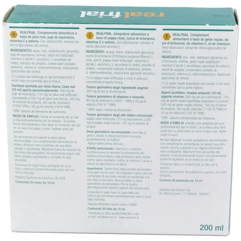 Santiveri realfrial propóleo y equinácea 20viales | Farmacia Barata