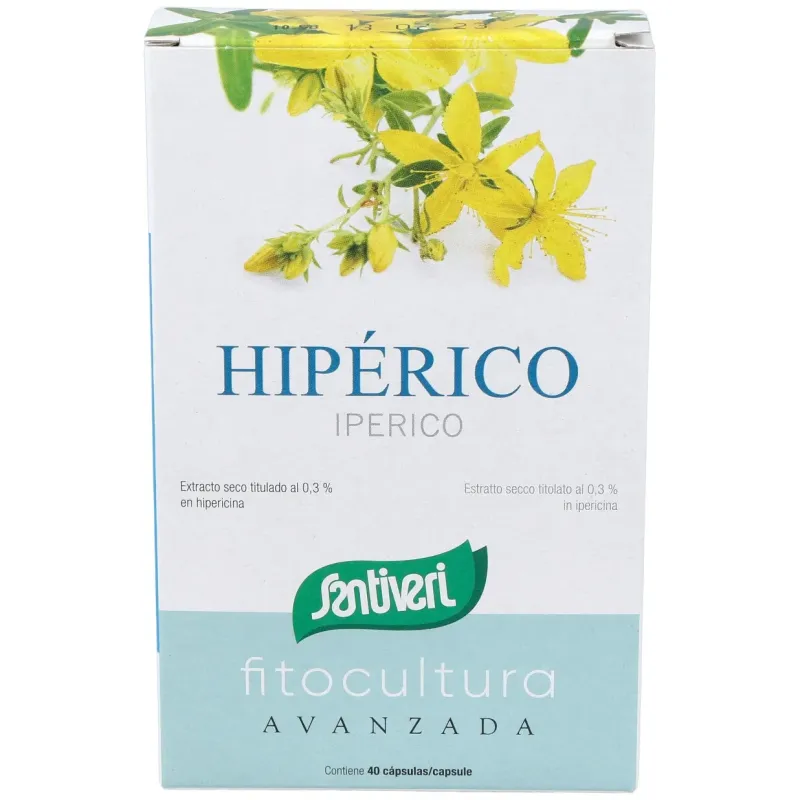 Santiveri plantas fit hipérico 40caps | Farmacia Barata