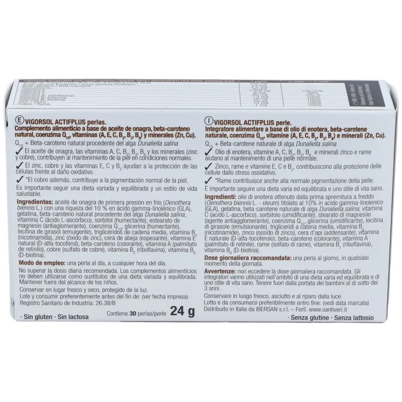 Santiveri vigorsol total 30 perlas | Farmacia Barata