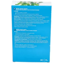 Santiveri plantas fit bacopa 40caps | Farmacia Barata Santiveri plantas fit bacopa 40caps | Farmacia Barata