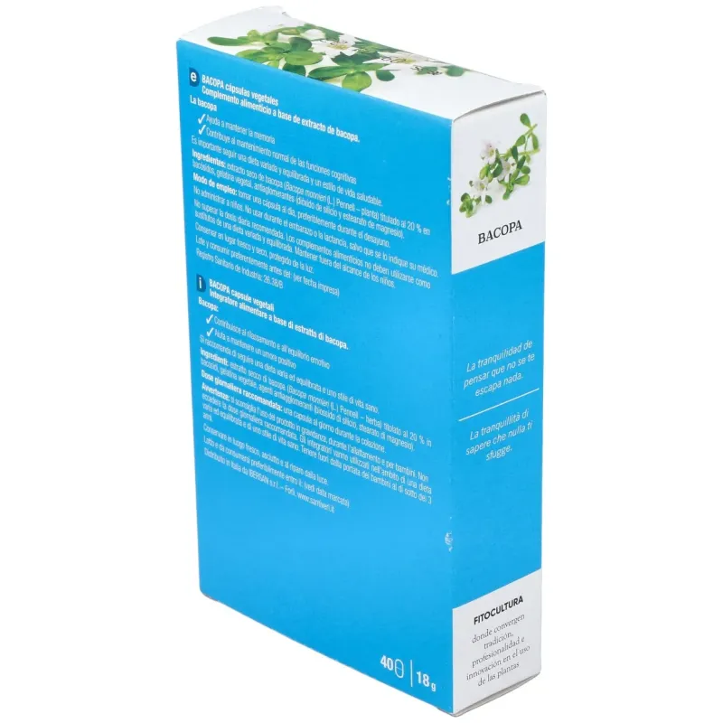 Santiveri plantas fit bacopa 40caps | Farmacia Barata Santiveri plantas fit bacopa 40caps | Farmacia Barata