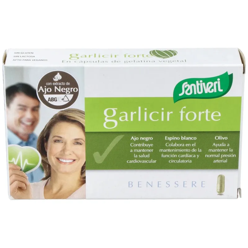 Santiveri garlicir forte 40caps | Farmacia Barata Santiveri garlicir forte 40caps | Farmacia Barata