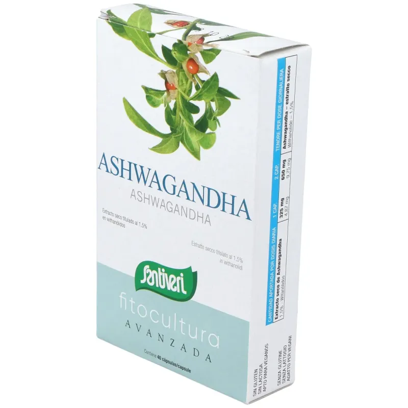 Santiveri aswagandha 40caps | Farmacia Barata