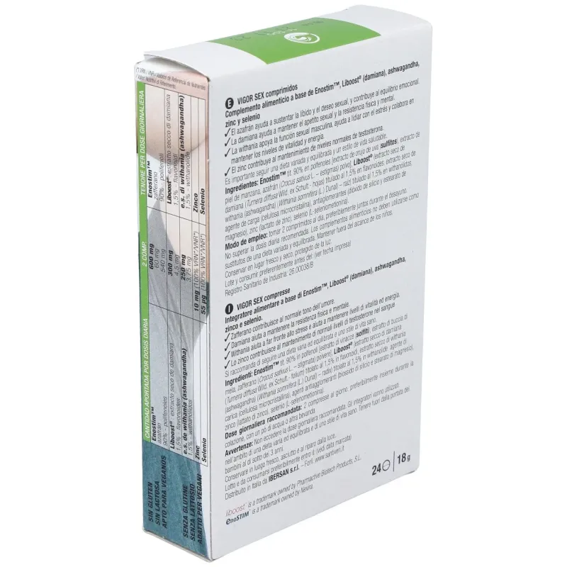Santiveri vigor sex 24comp | Farmacia Barata