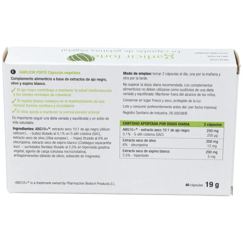 Santiveri garlicir forte 40caps | Farmacia Barata Santiveri garlicir forte 40caps | Farmacia Barata