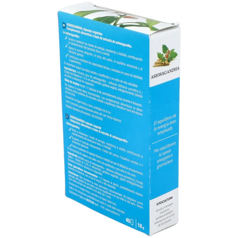 Santiveri aswagandha 40caps | Farmacia Barata