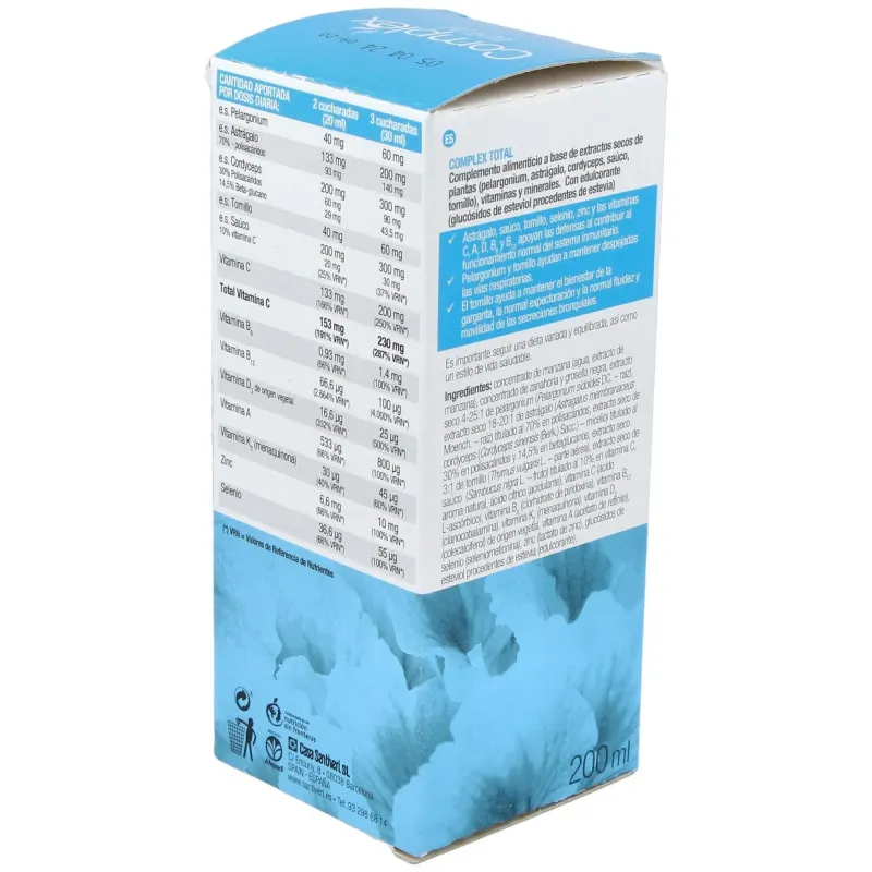 Complex total jarabe 200ml. | Farmacia Barata