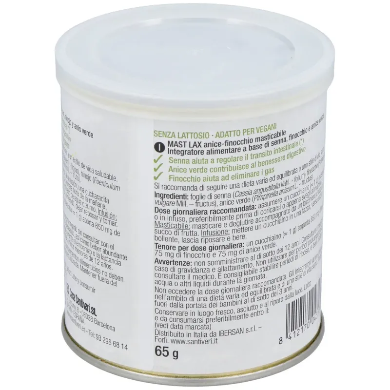 Santiveri sanaflor bote mast-lax gases 65gr | Farmacia Barata