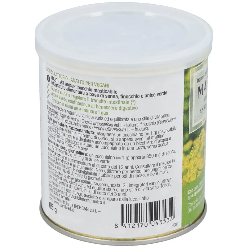 Santiveri sanaflor bote mast-lax gases 65gr | Farmacia Barata