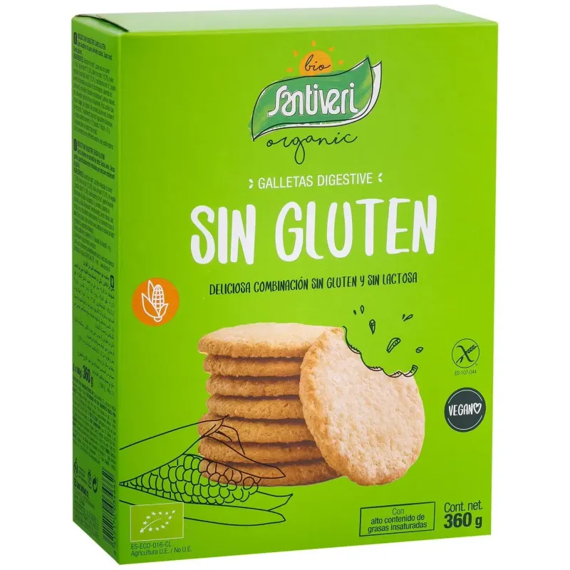 Galletas digestive 2 paquetes 360gr. bio sg | Farmacia Barata