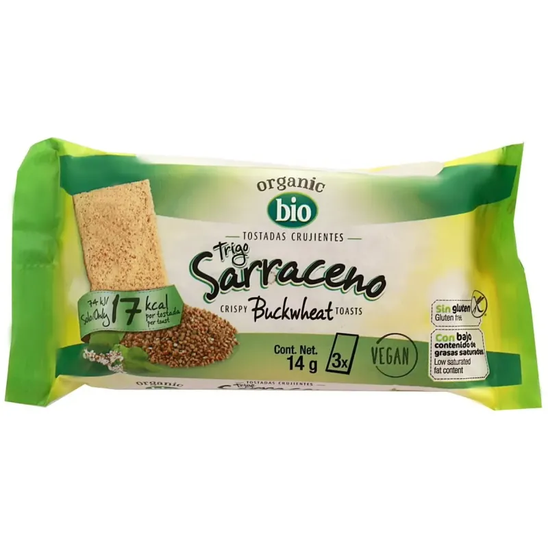 Santiveri tostadas ligeras trigo sarraceno bio 15g | Farmacia Barata