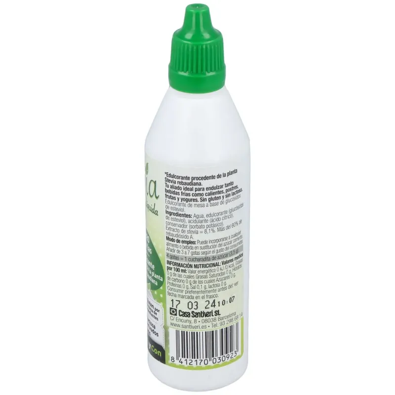 Santiveri stevia líquida 90ml | Farmacia Barata