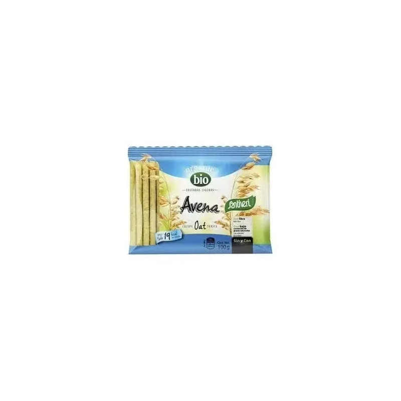 Santiveri tostadas avena ligera 100g bio | Farmacia Barata