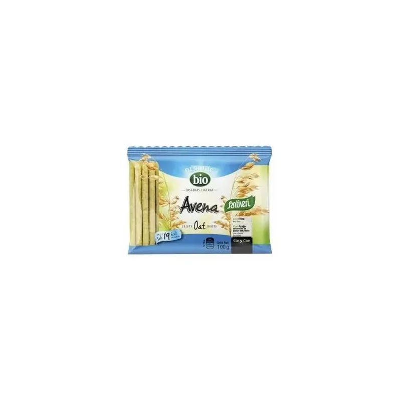 Santiveri tostadas avena ligera 100g bio | Farmacia Barata