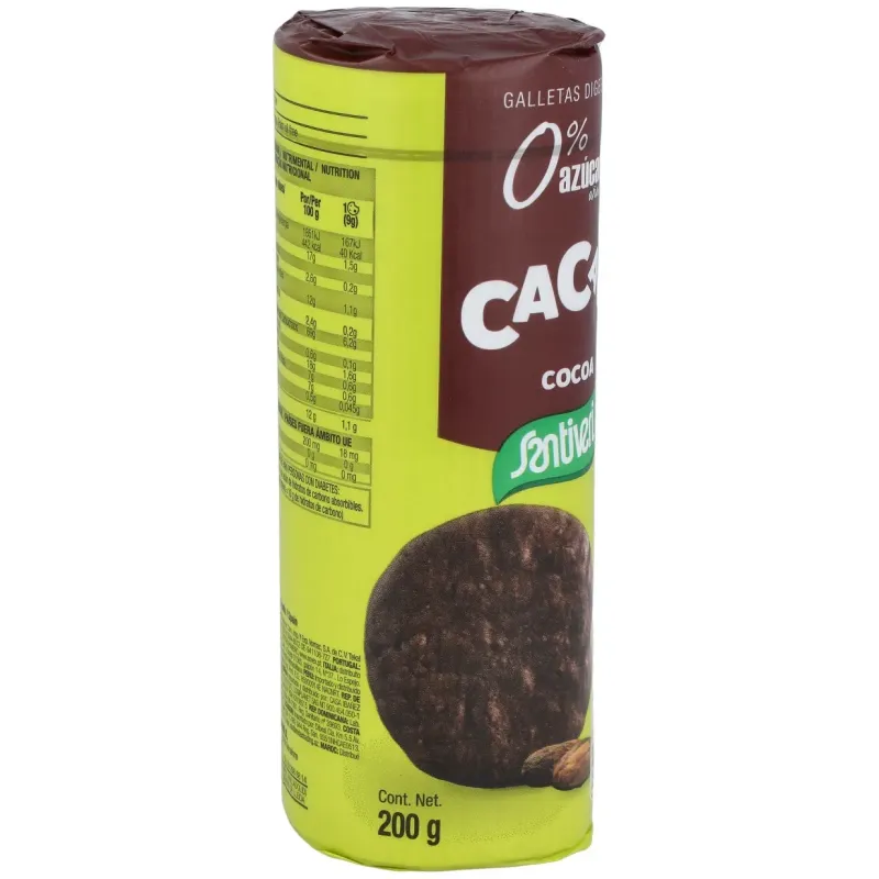 Galletas digestive cacao 0% azucares 200gr. | Farmacia Barata