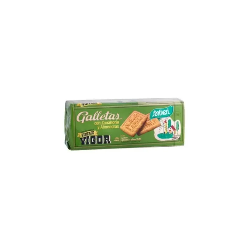 Santiveri galleta zanahoria + almendra 240g | Farmacia Barata