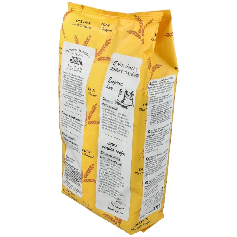 Dextrin pan integral dextrin santiveri con semillas de lino 300 | Farmacia Barata