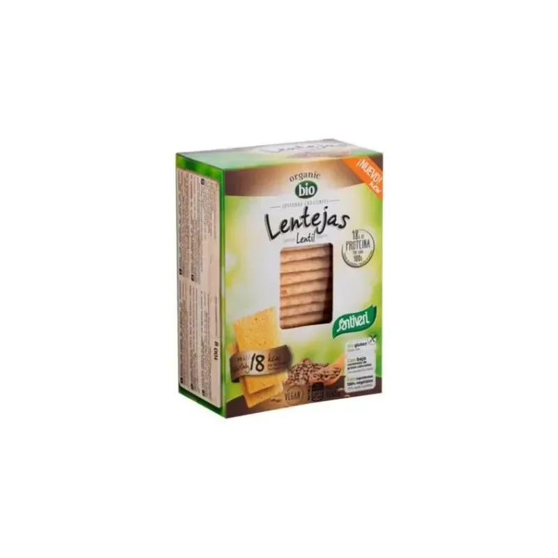 Santiveri tostadas ligeras lentejas bio 100g | Farmacia Barata