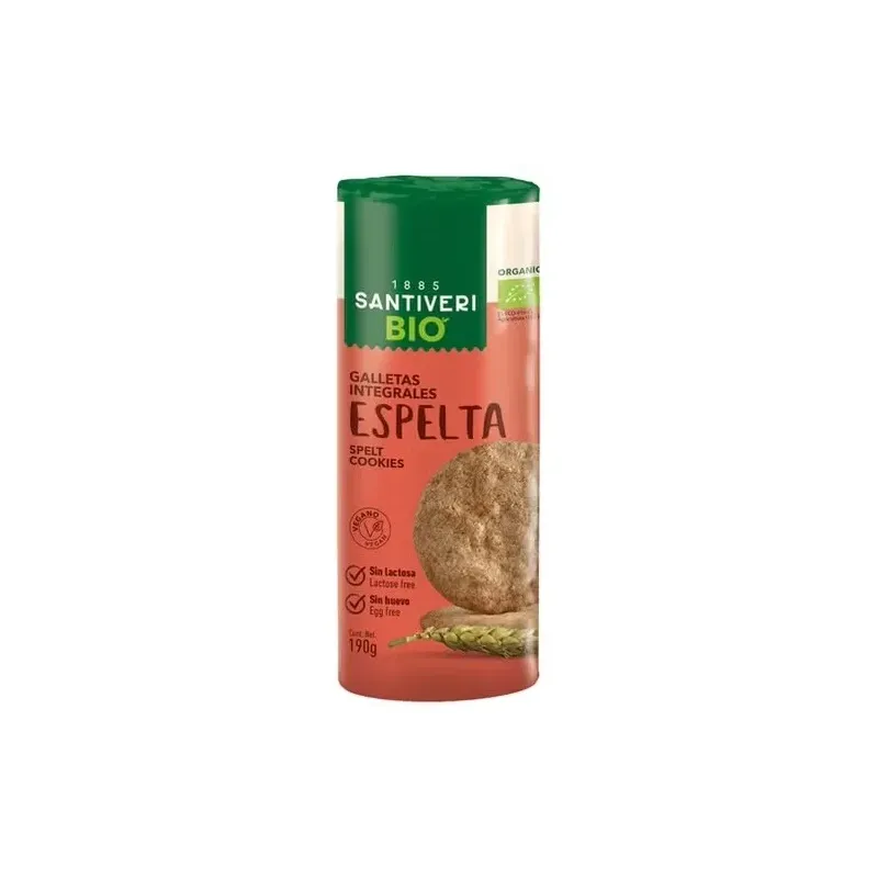 Santiveri organic galletas espelta chocolate negro 150g | Farmacia Barata