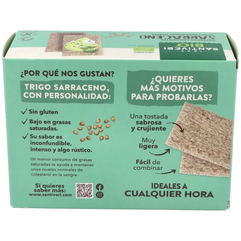 Tostadas de trigo sarraceno 100gr. bio | Farmacia Barata
