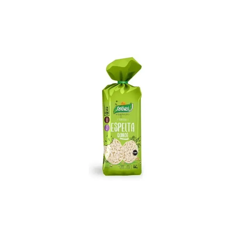 Santiveri tortitas espelta quinoa bio 100g | Farmacia Barata