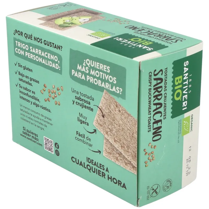 Tostadas de trigo sarraceno 100gr. bio | Farmacia Barata