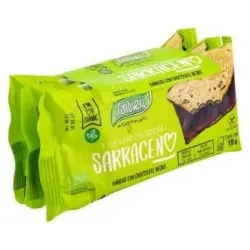 Tostadas trigo sarraceno choco negro 6ud.