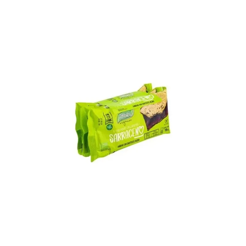 Tostadas trigo sarraceno choco negro 6ud. | Farmacia Barata