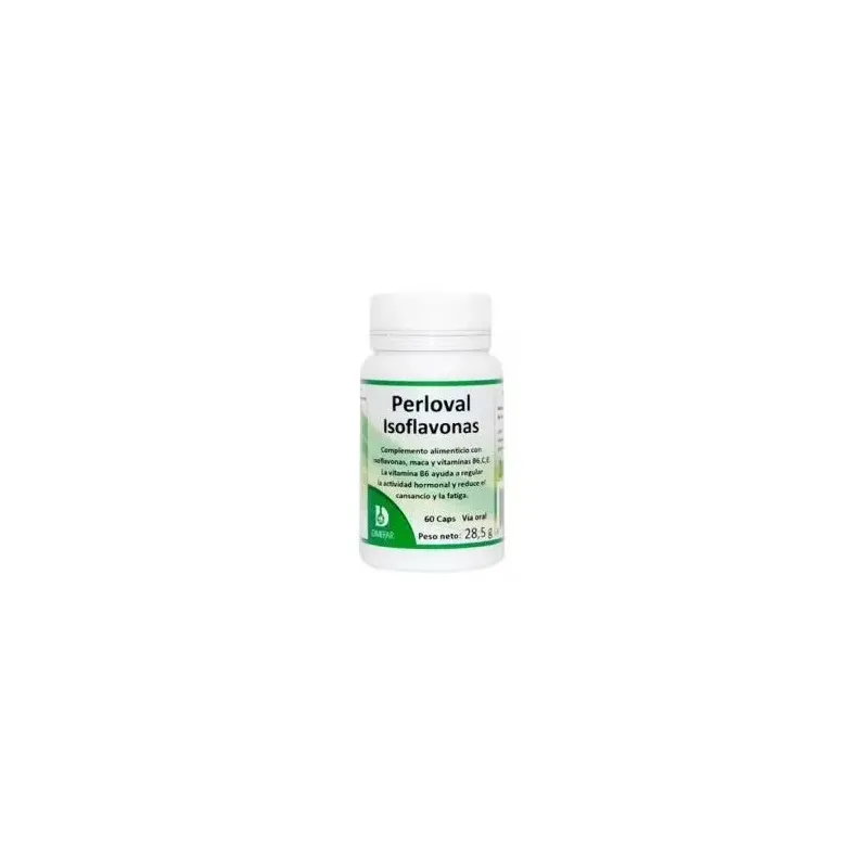 Dimefar isoflavonas perloval 60cáps | Farmacia Barata