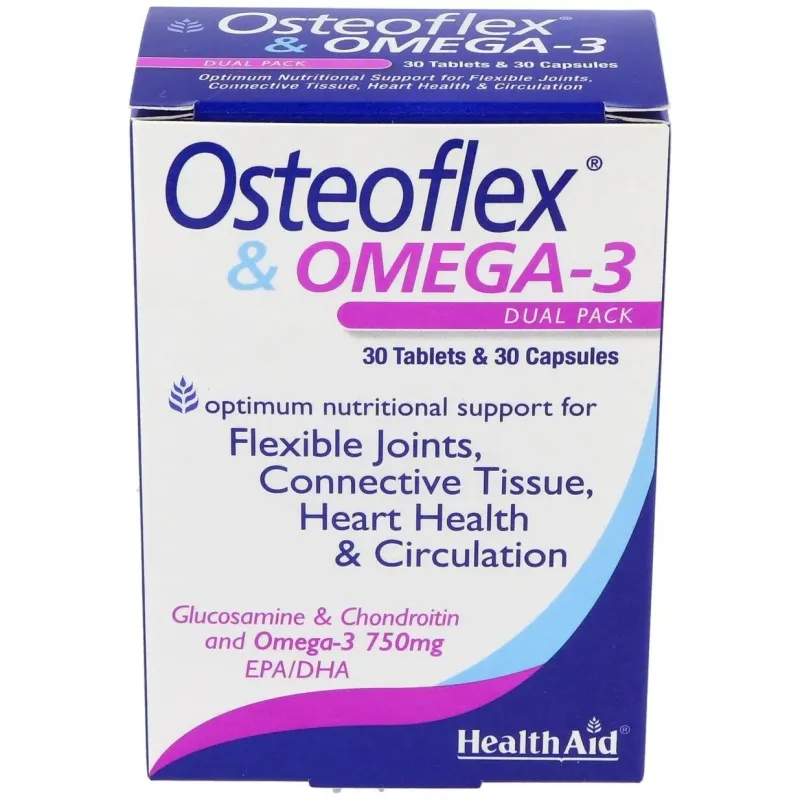 Healthaid osteoflex y omega-3 30caps + 30comp | Farmacia Barata