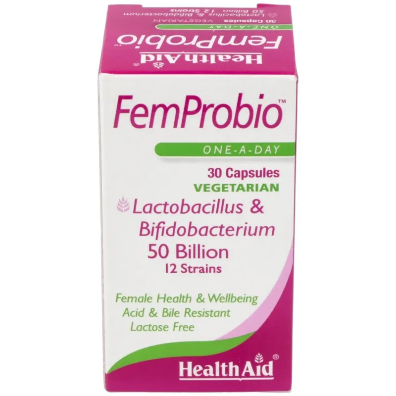 Femprobio 50.000millones 30vcap. health aid | Farmacia Barata