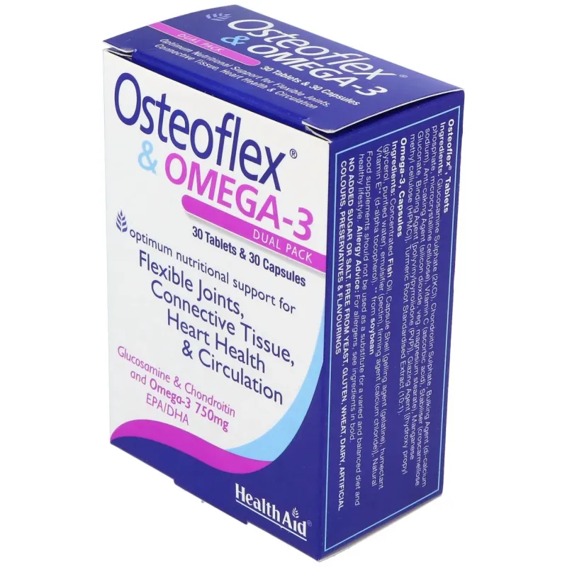 Healthaid osteoflex y omega-3 30caps + 30comp | Farmacia Barata