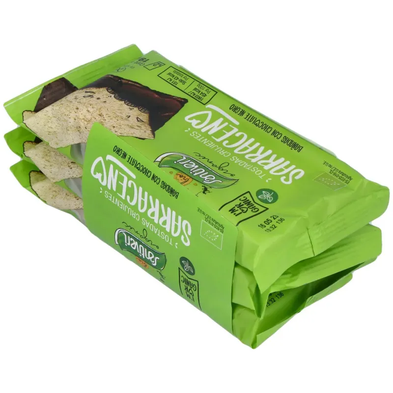 Tostadas trigo sarraceno choco negro 6ud. | Farmacia Barata