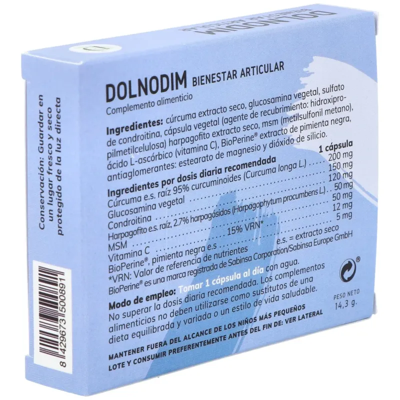 Dolnodim articulaciones 20cap. | Farmacia Barata