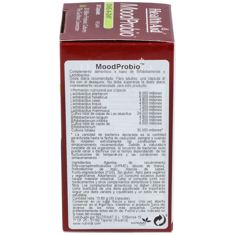 Moodprobio 30billion vegan 30vcaps. | Farmacia Barata