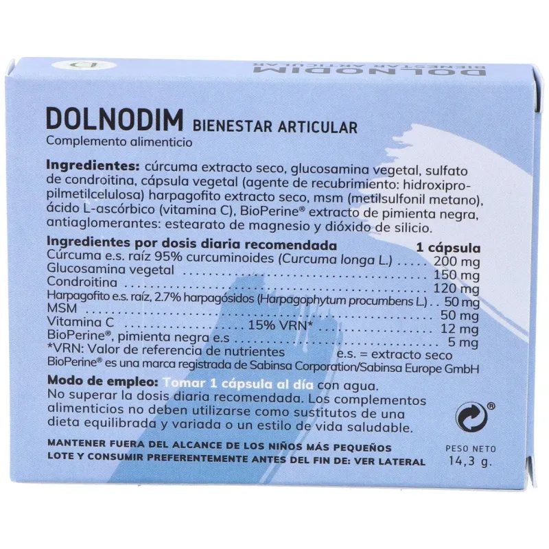 Dolnodim articulaciones 20cap. | Farmacia Barata