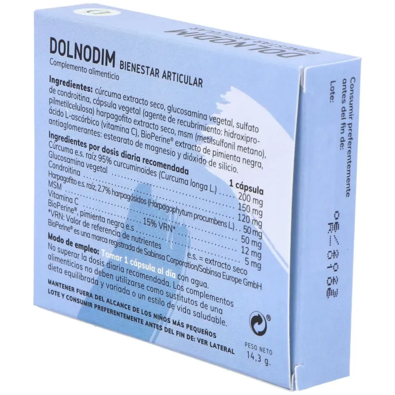 Dolnodim articulaciones 20cap. | Farmacia Barata