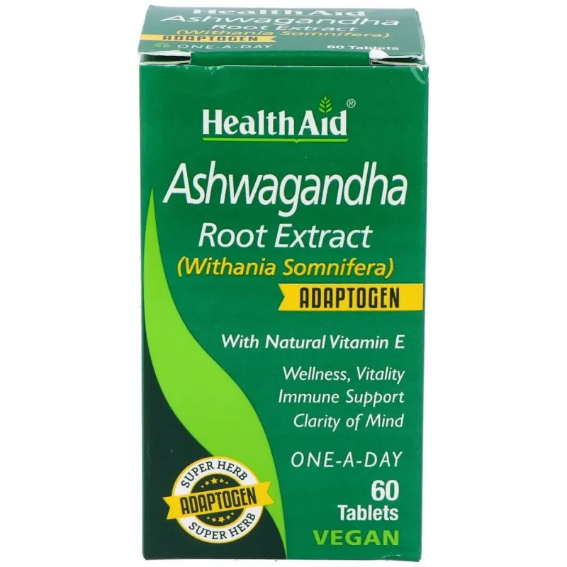 Healthaid ashwagandha 60caps | Farmacia Barata
