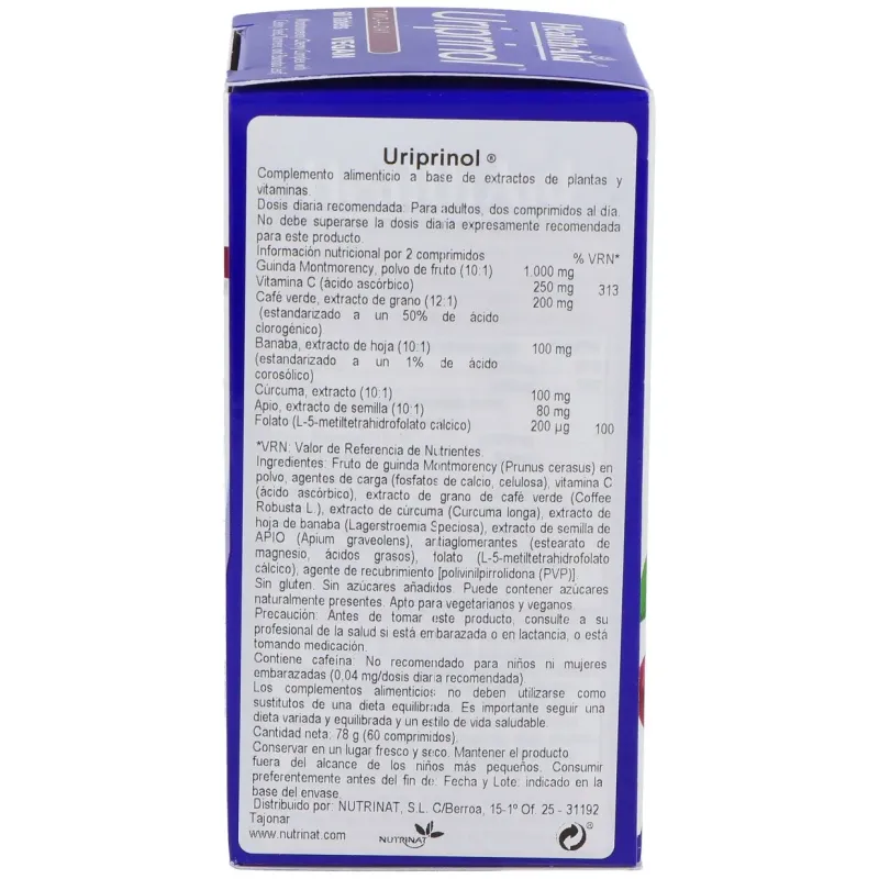 Uriprinol 60comp. | Farmacia Barata