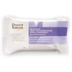Douce Nature Toallitas Intimas Eco, 15 uds