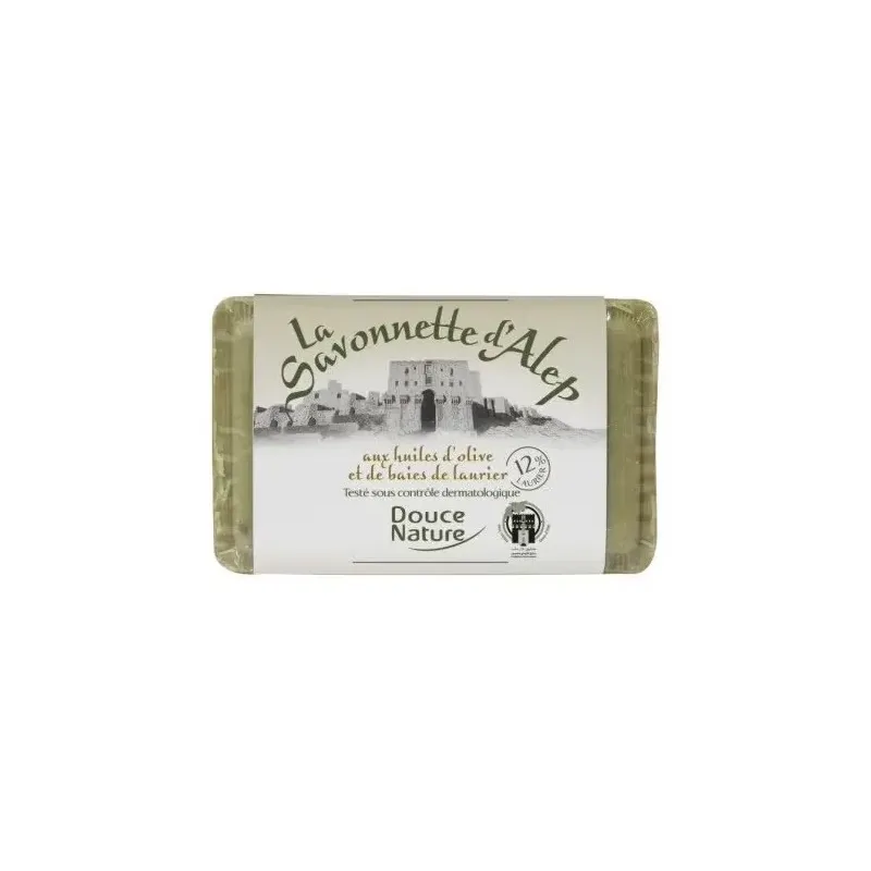 Douce nature jabon alepo 12% laurel eco 100g | Farmacia Barata