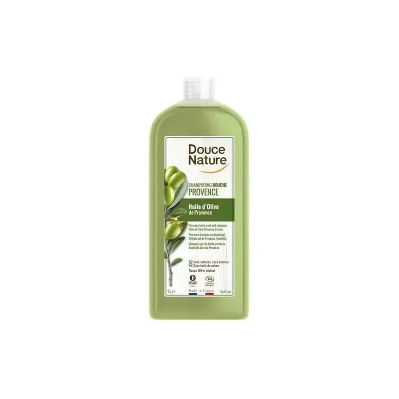 Douce nature champu gel ducha aceite oliva 1l | Farmacia Barata