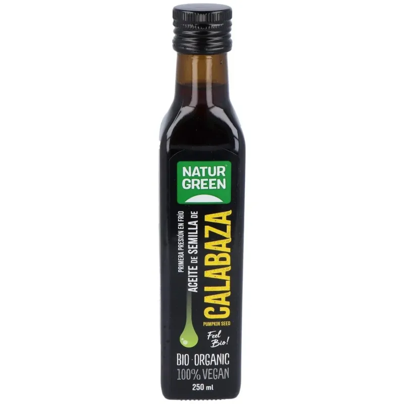 Naturgreen aceite ecológico de semillas de calabaza 250 ml | Farmacia Barata