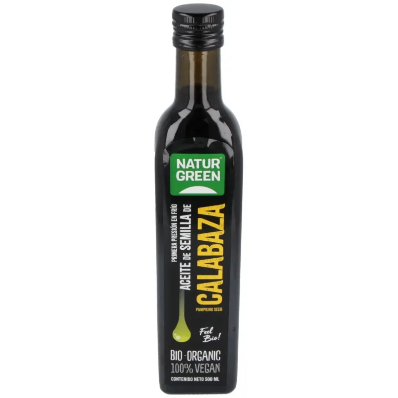 Naturgreen aceite ecológico de semillas de calabaza 500ml | Farmacia Barata Naturgreen aceite ecológico de semillas de calabaza 500ml | Farmacia Barata